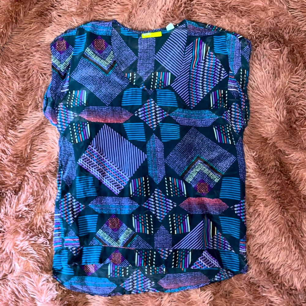 BDG’s Silk Blouse With Fun Patterns!